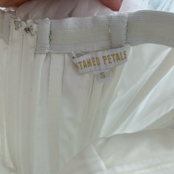 Untamed Petals By Amanda Judge Mini Tulle Strapless Dress - Picture 4 of 5